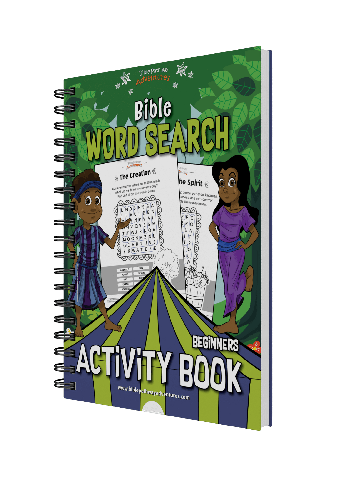 Bible Word Search Activity Book for Beginners