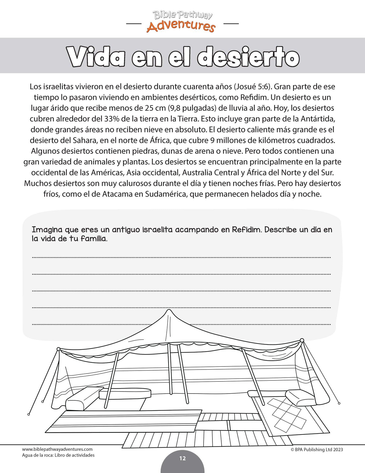 Agua de la roca: Libro de actividades (PDF)