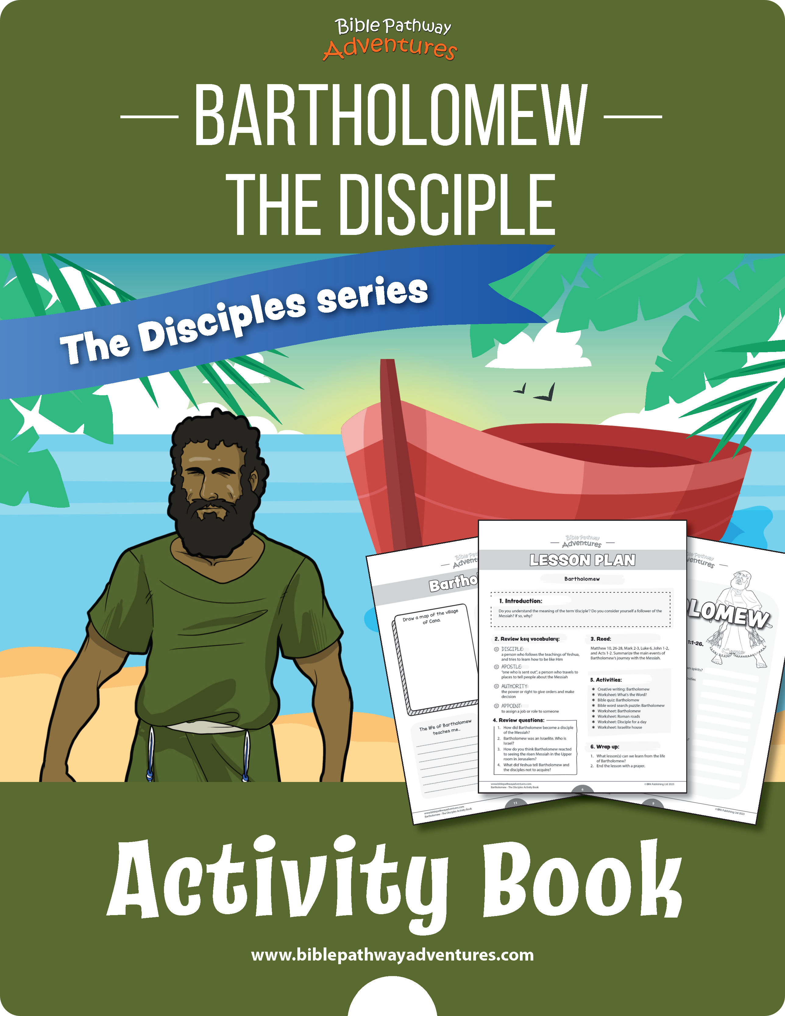 Bartholomew The Disciple Activity Book Pdf Bible Pathway Adventures