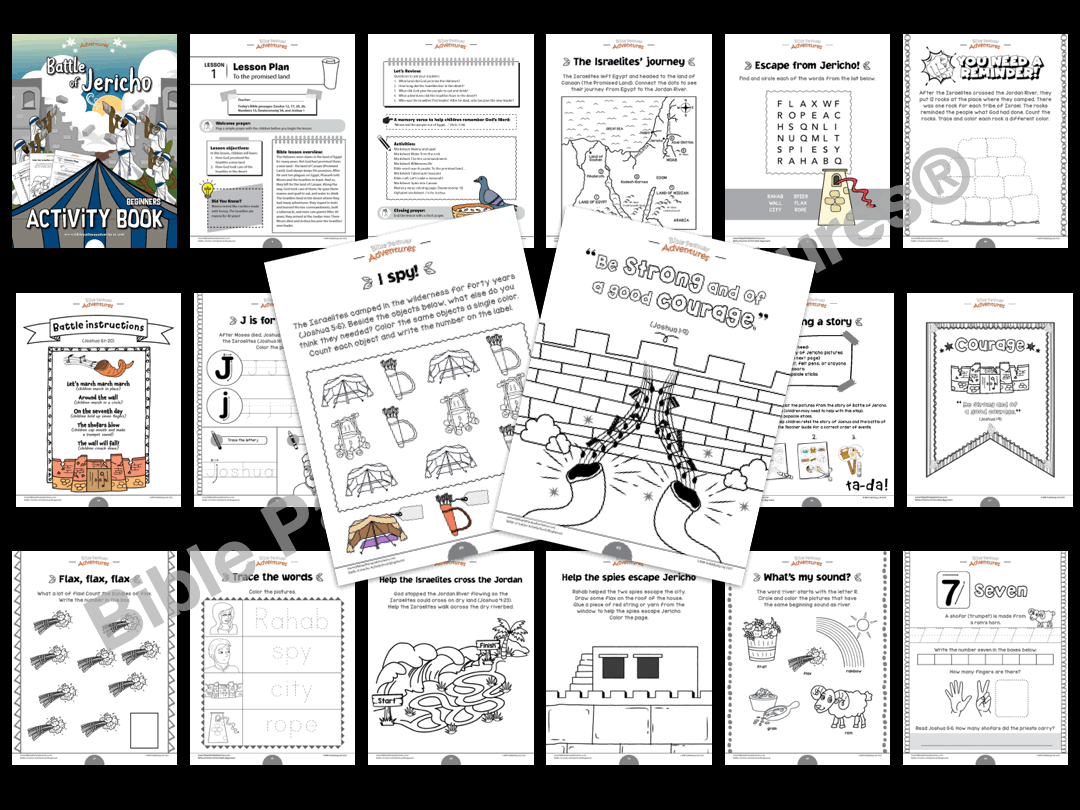 Battle of Jericho Activity Book for Beginners (PDF)