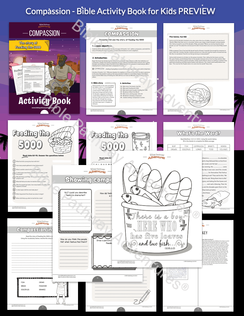 Compassion: Bible Activity Book for Kids (PDF)