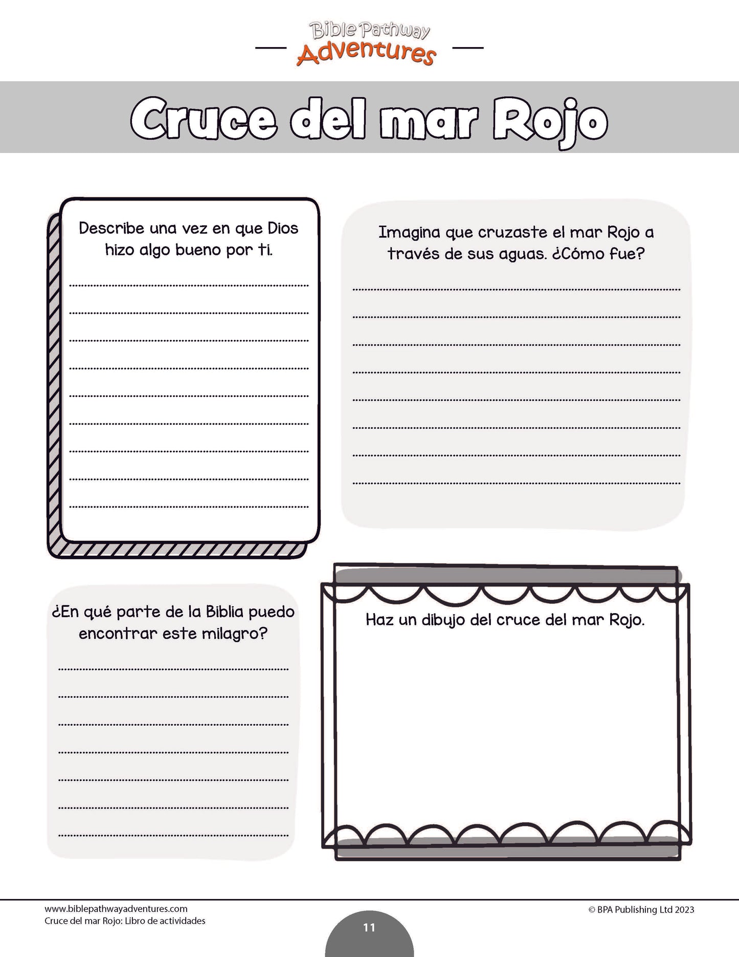 Cruce del mar Rojo: Libro de actividades (PDF)