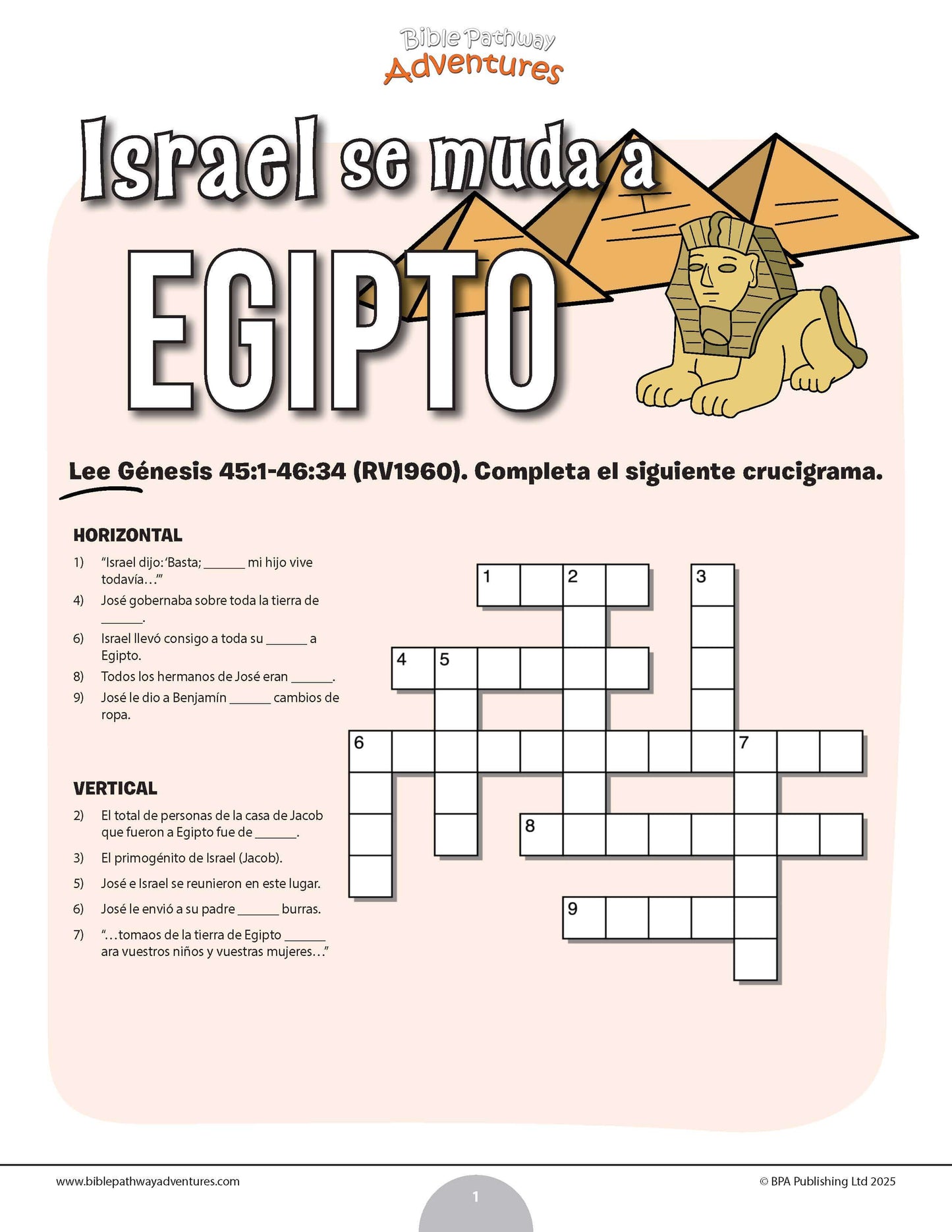 Crucigrama de Israel se muda a Egipto
