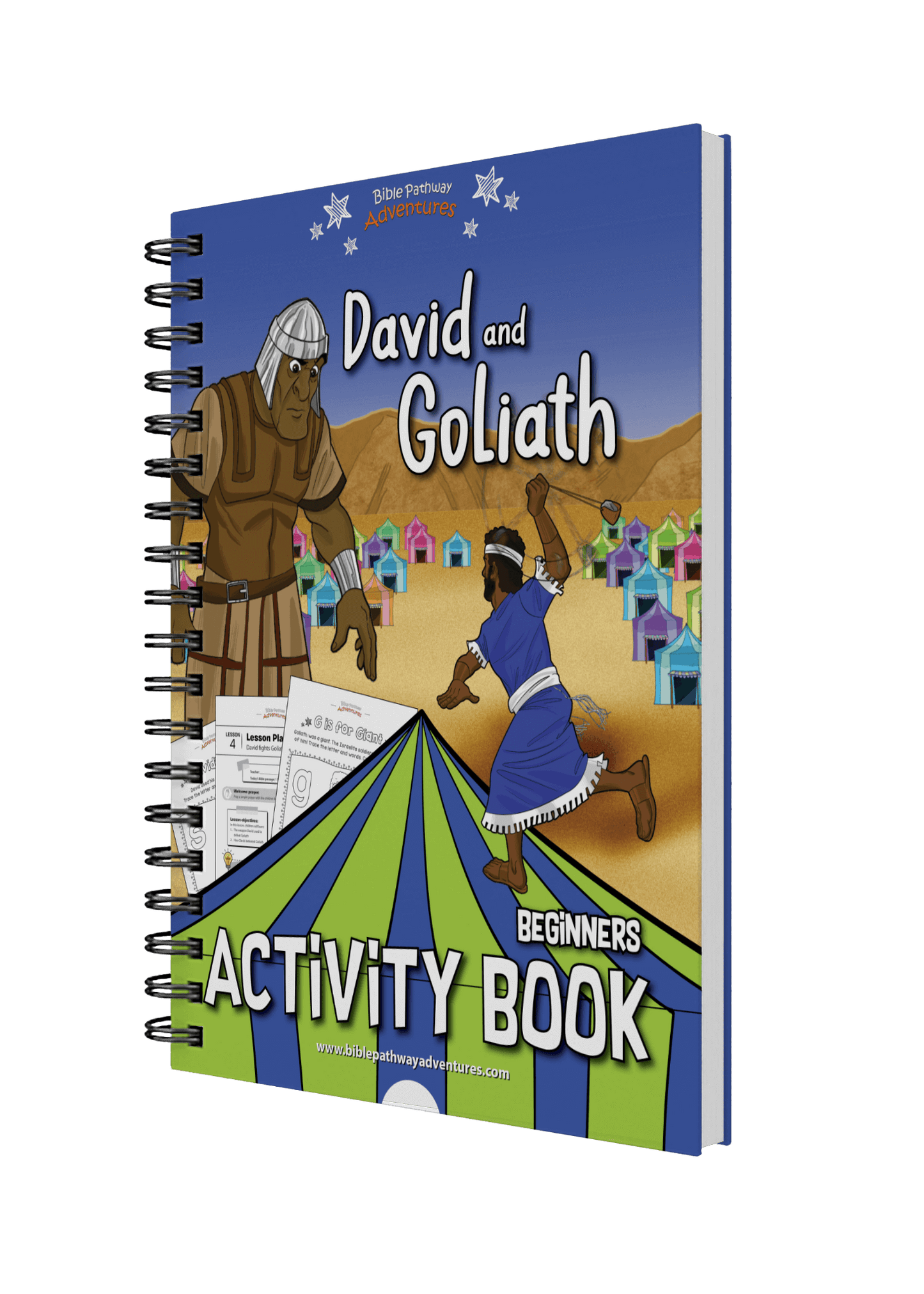 David and Goliath Activity Book for Beginners