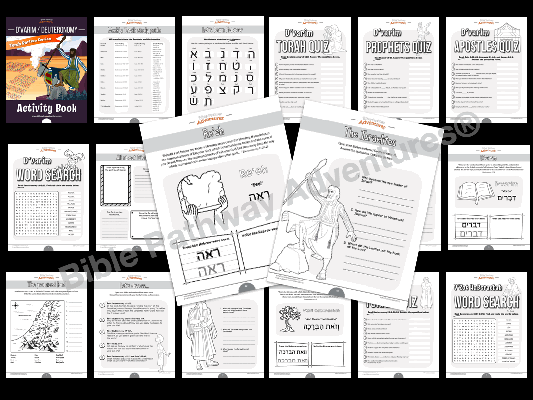 BUNDLE: Torah Portion Activity Books (PDF)