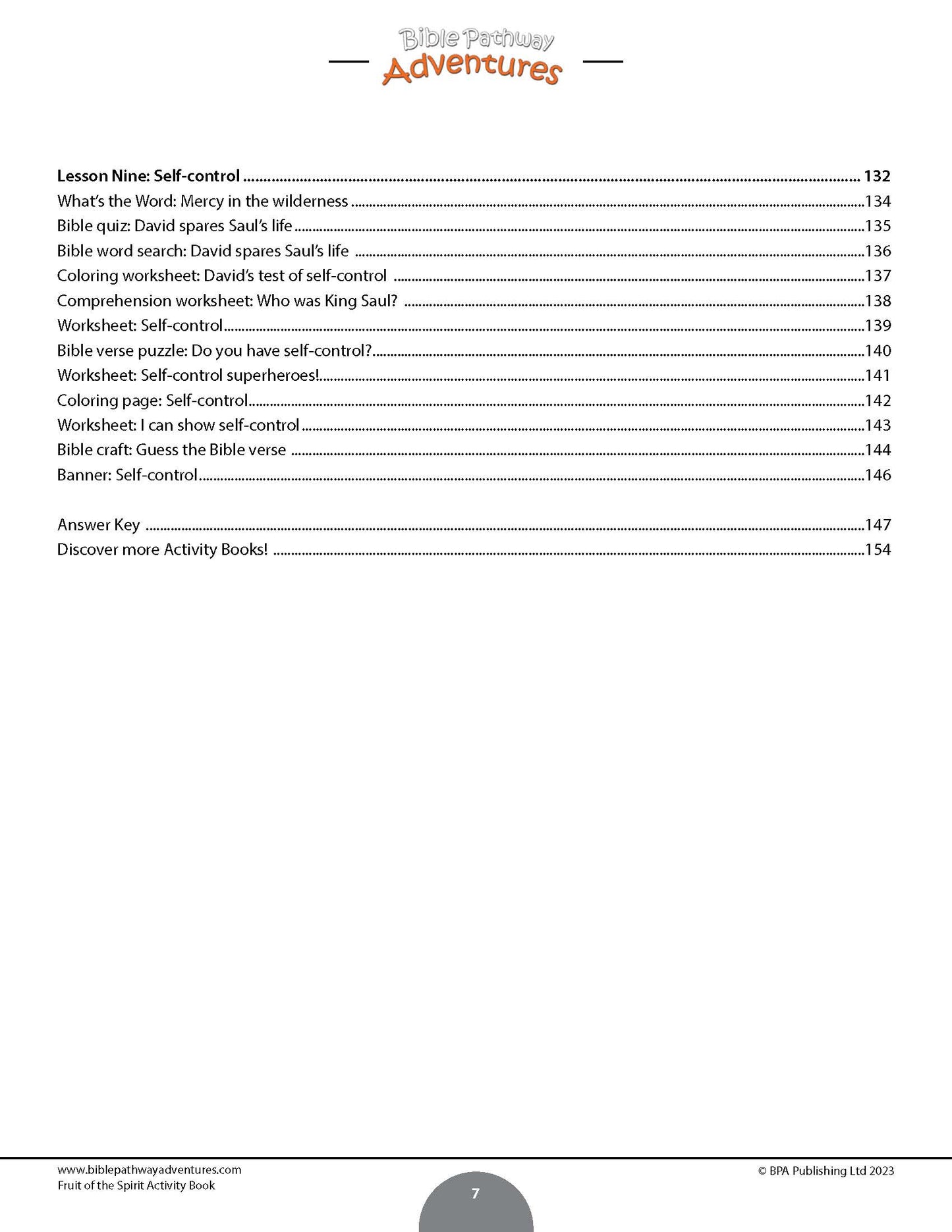 Fruit of the Spirit Activity Book (PDF)