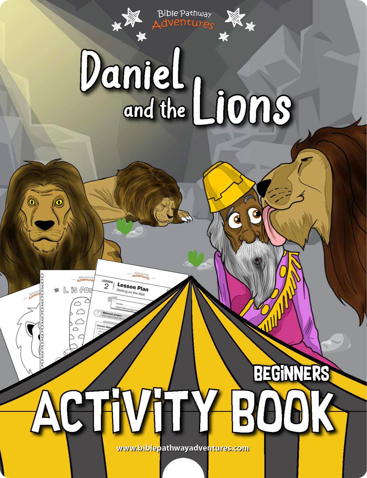 Daniel and the Lions Activity Book (PDF) – Bible Pathway Adventures