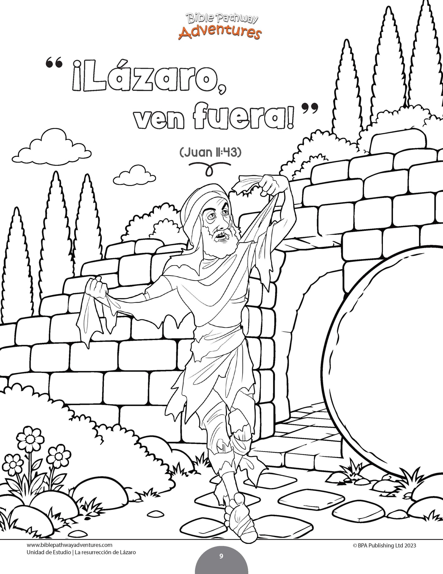 Unidad de estudio | La resurrección de Lázaro (grados 3-6)