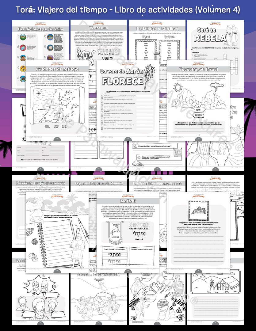 BUNDLE: Viajero del tiempo de la Torá: Libros de actividades (PDF)