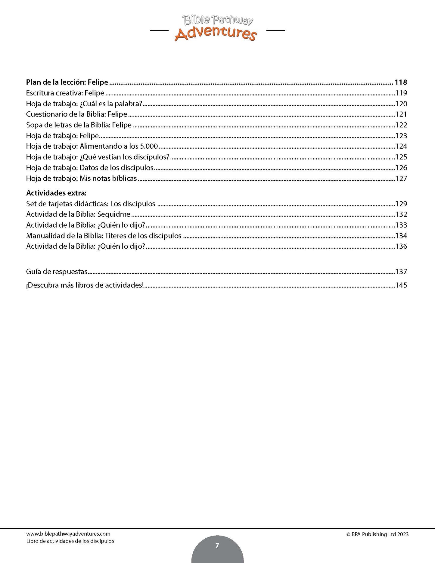 Libro de actividades de los discípulos (PDF)