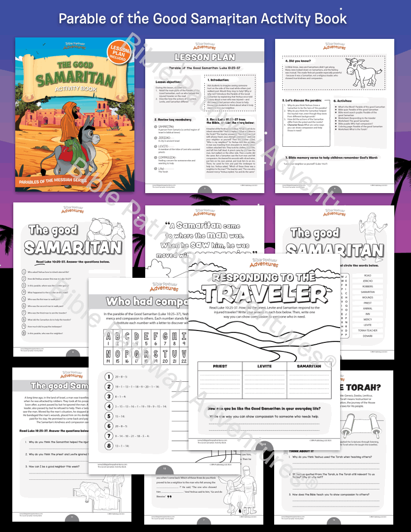 Parable of the Good Samaritan Activity Book (PDF)