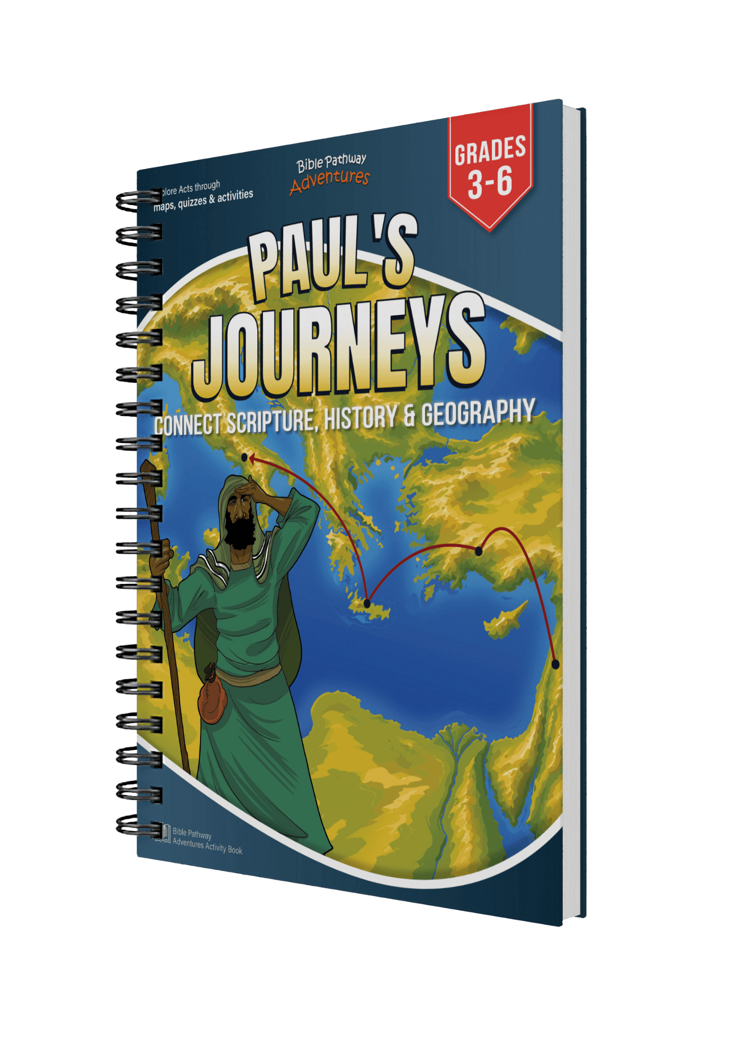 Paul's Journeys Activity Book for Grades 3-6