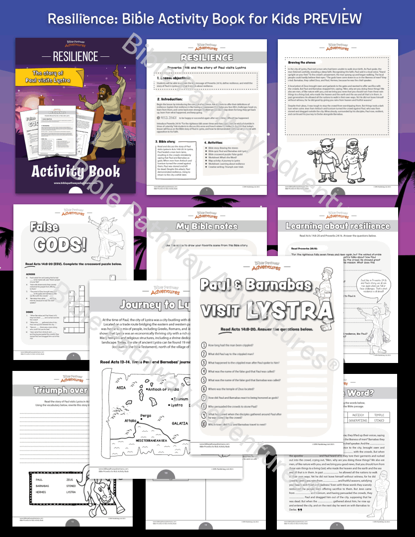 Apostle Paul Activity Book BUNDLE (PDF)