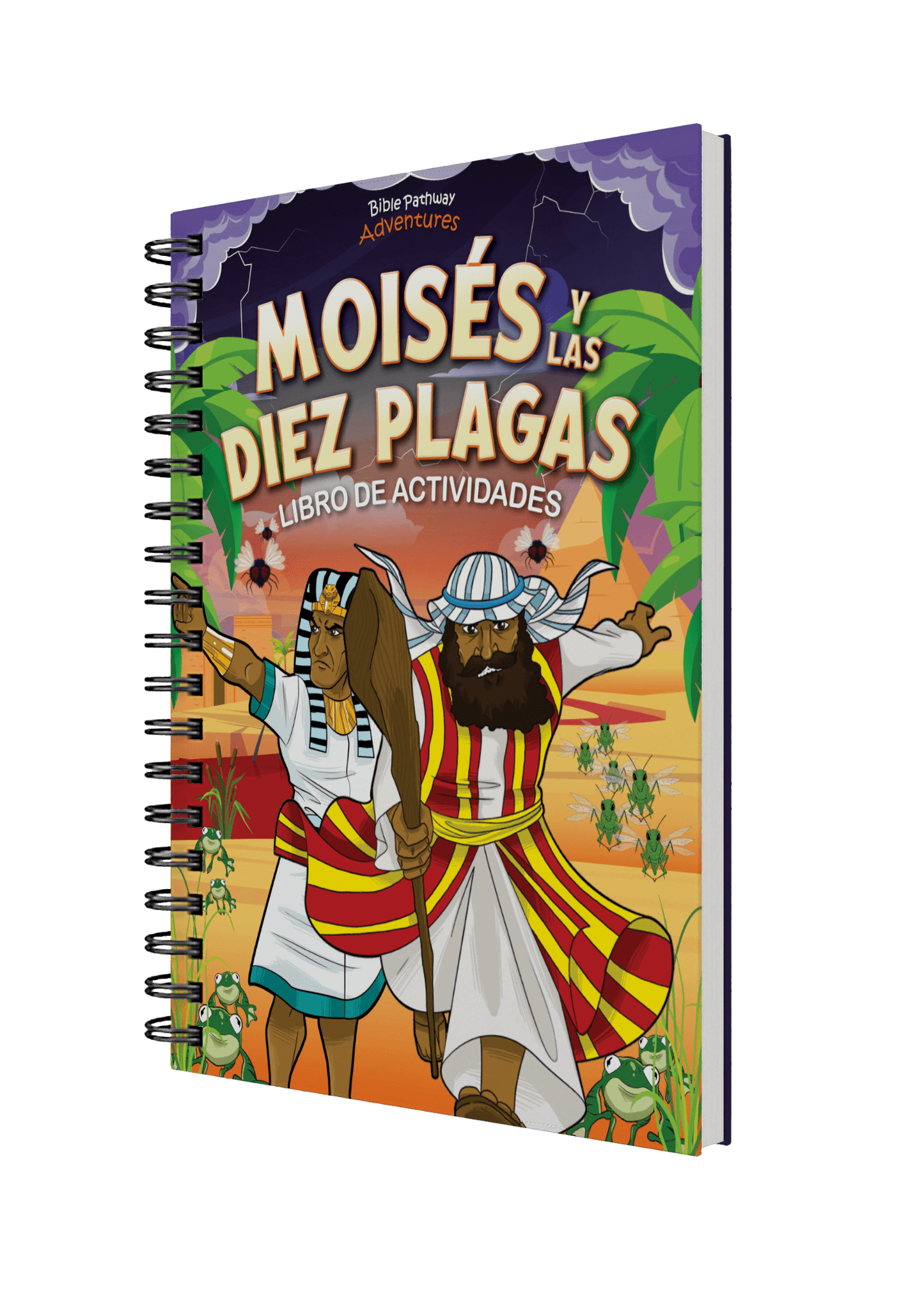Moisés y las diez plagas: Libro de actividades