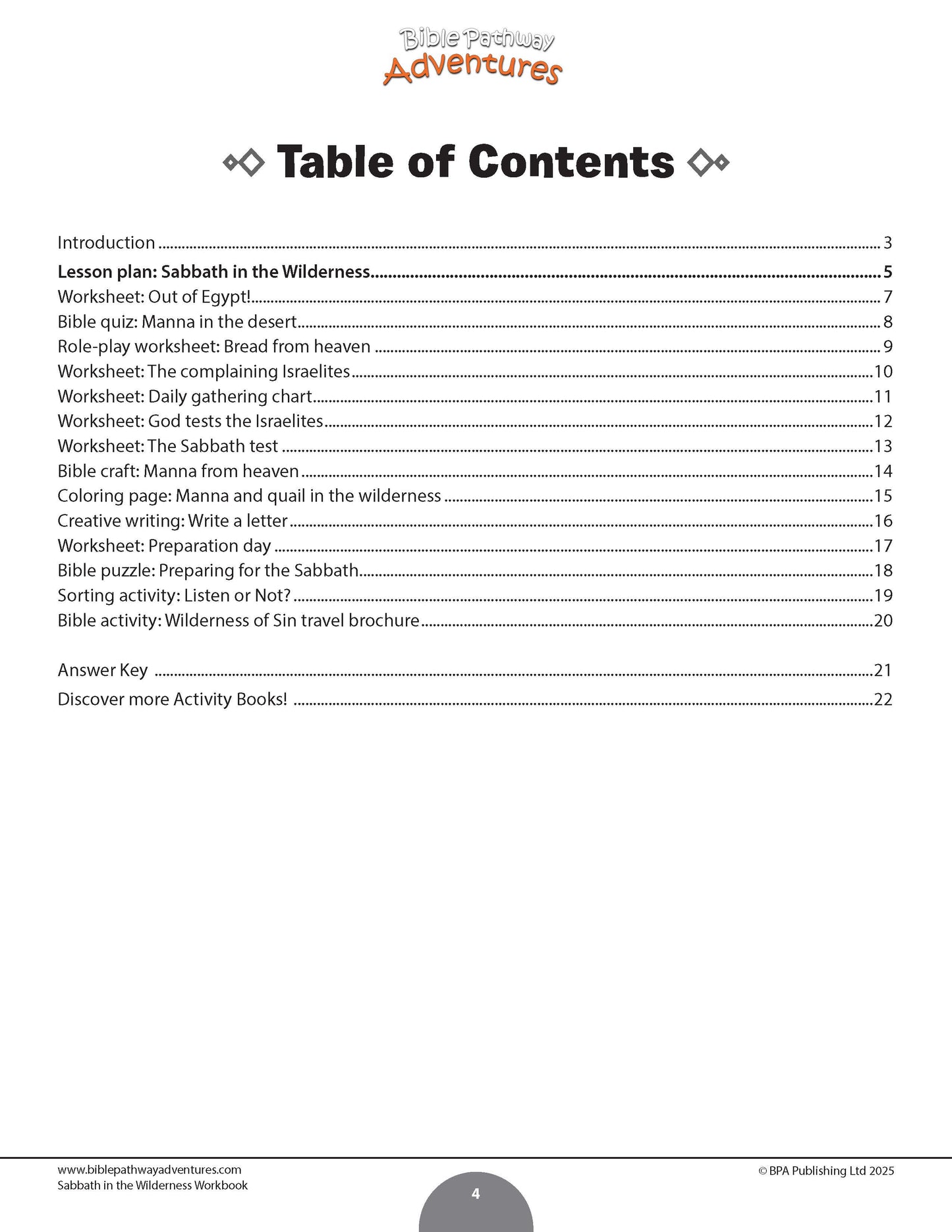 Sabbath in the Wilderness Workbook