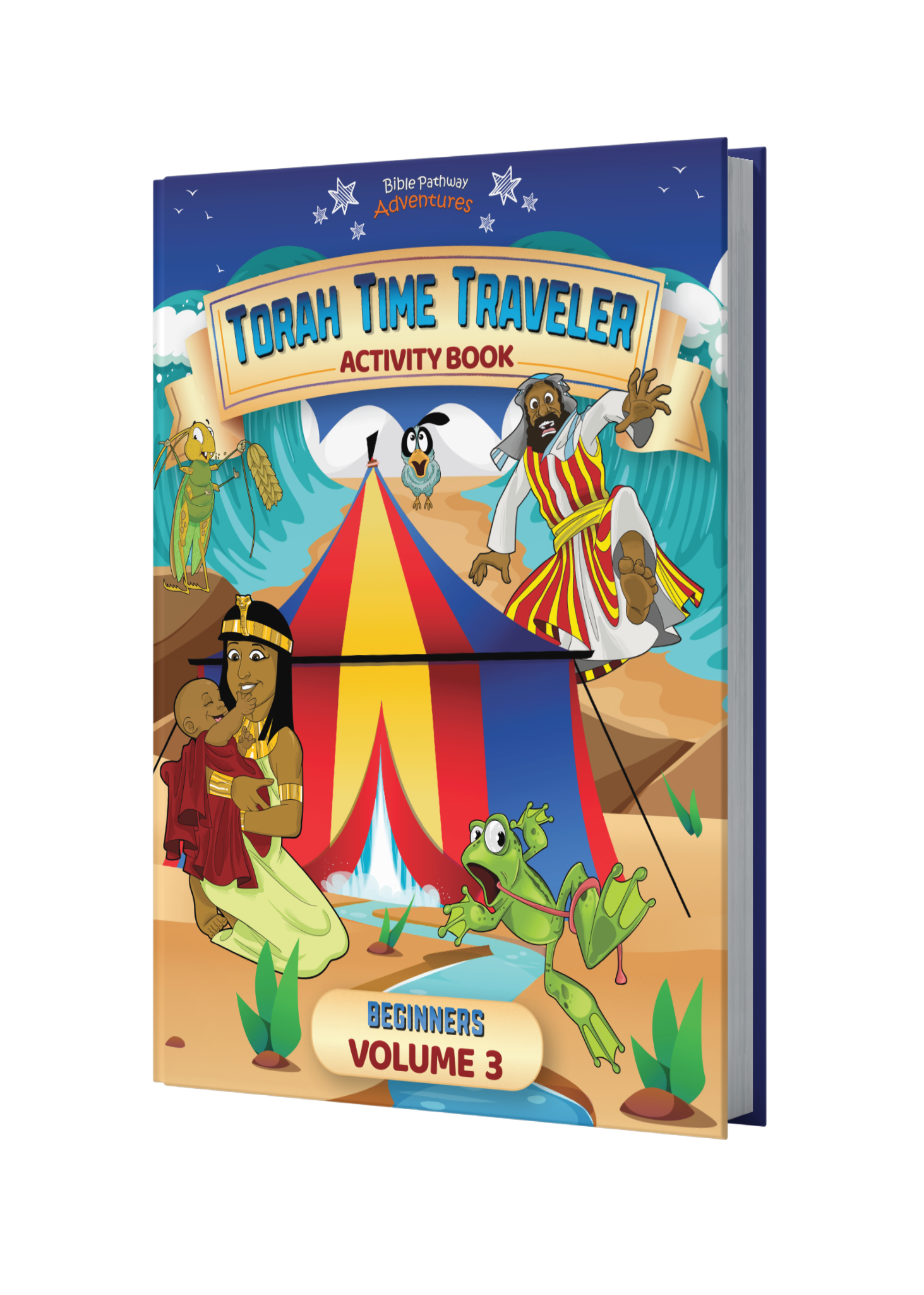 Torah Time Traveler Activity Book For Beginners Volume 3 paperback torah-time-traveler-activity-book-for-beginners-volume-3-paperback