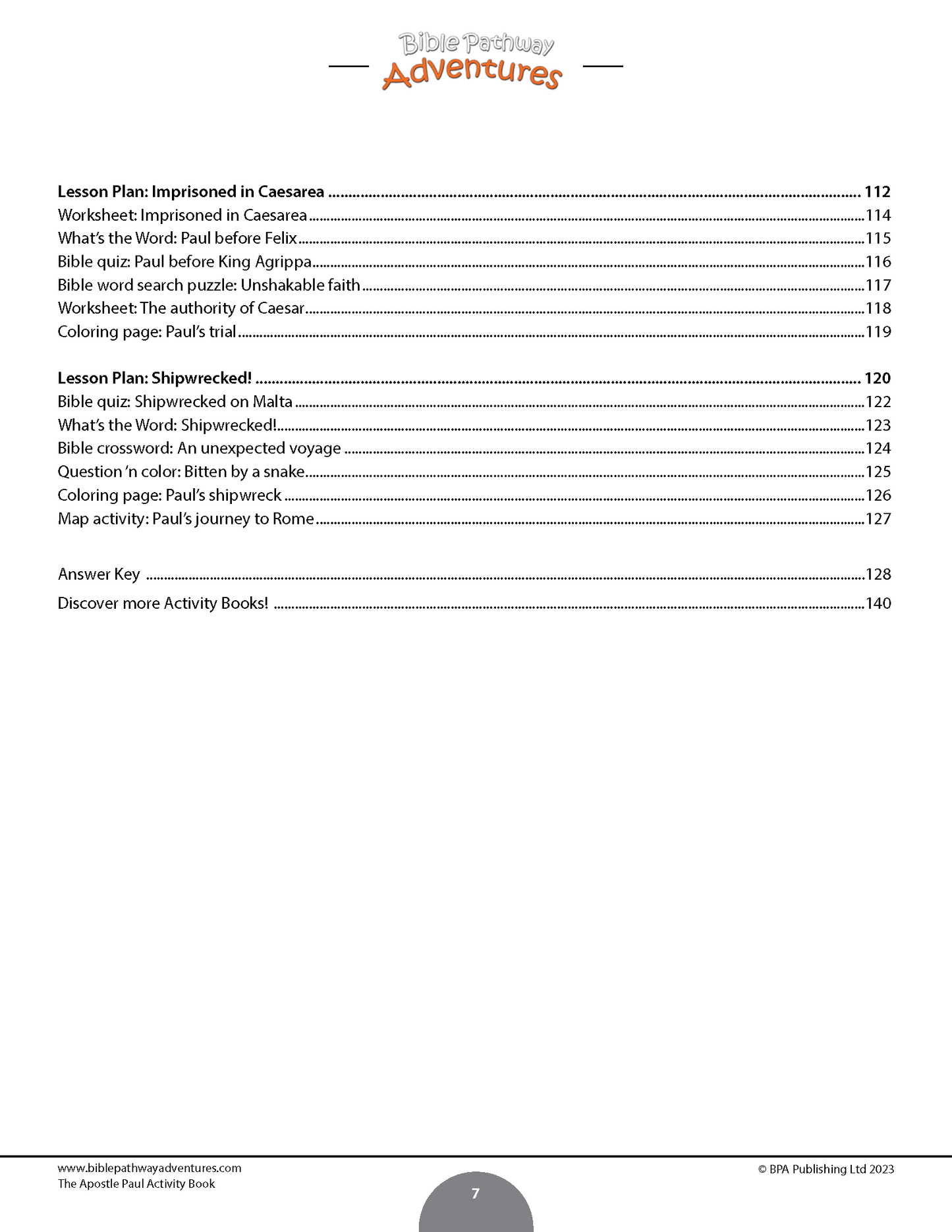 BUNDLE: Paul the Apostle Activity Books (PDF)