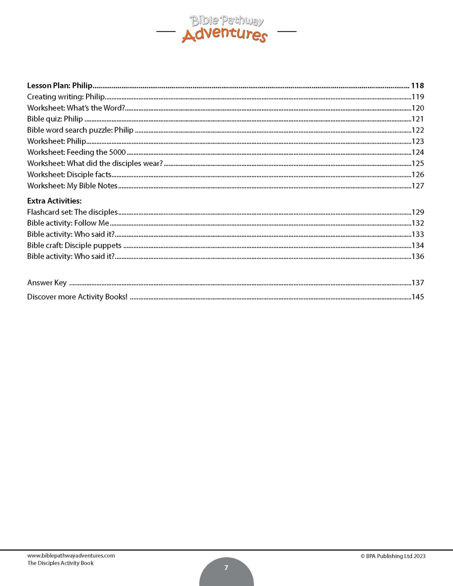 The Disciples Activity Book (PDF)