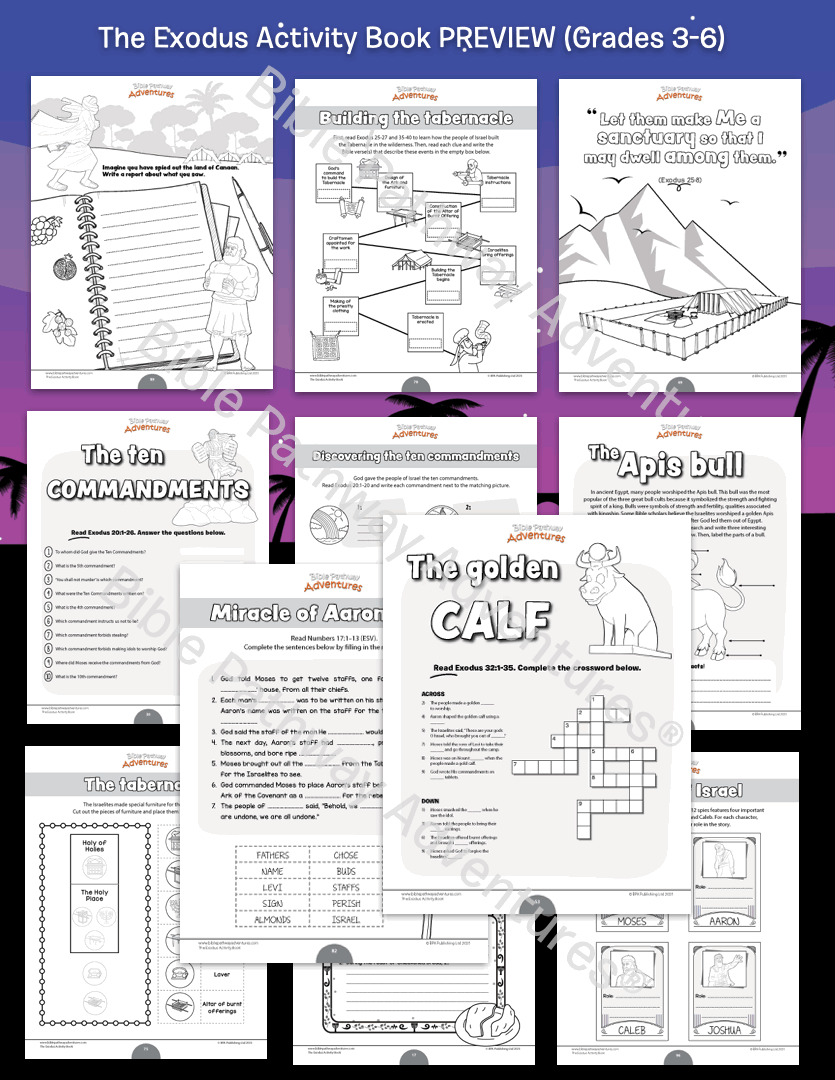 The Exodus Activity Book (PDF)