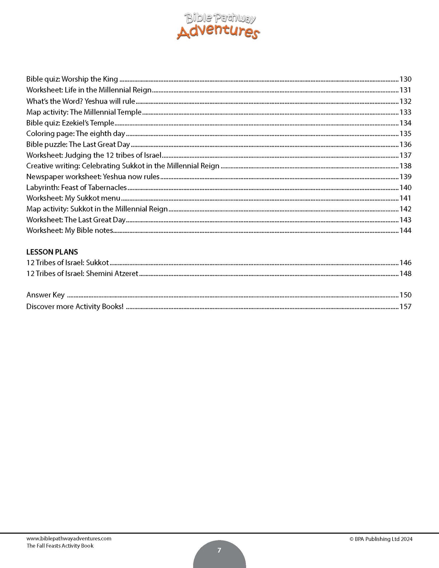 The Fall Feasts Activity Book (PDF)