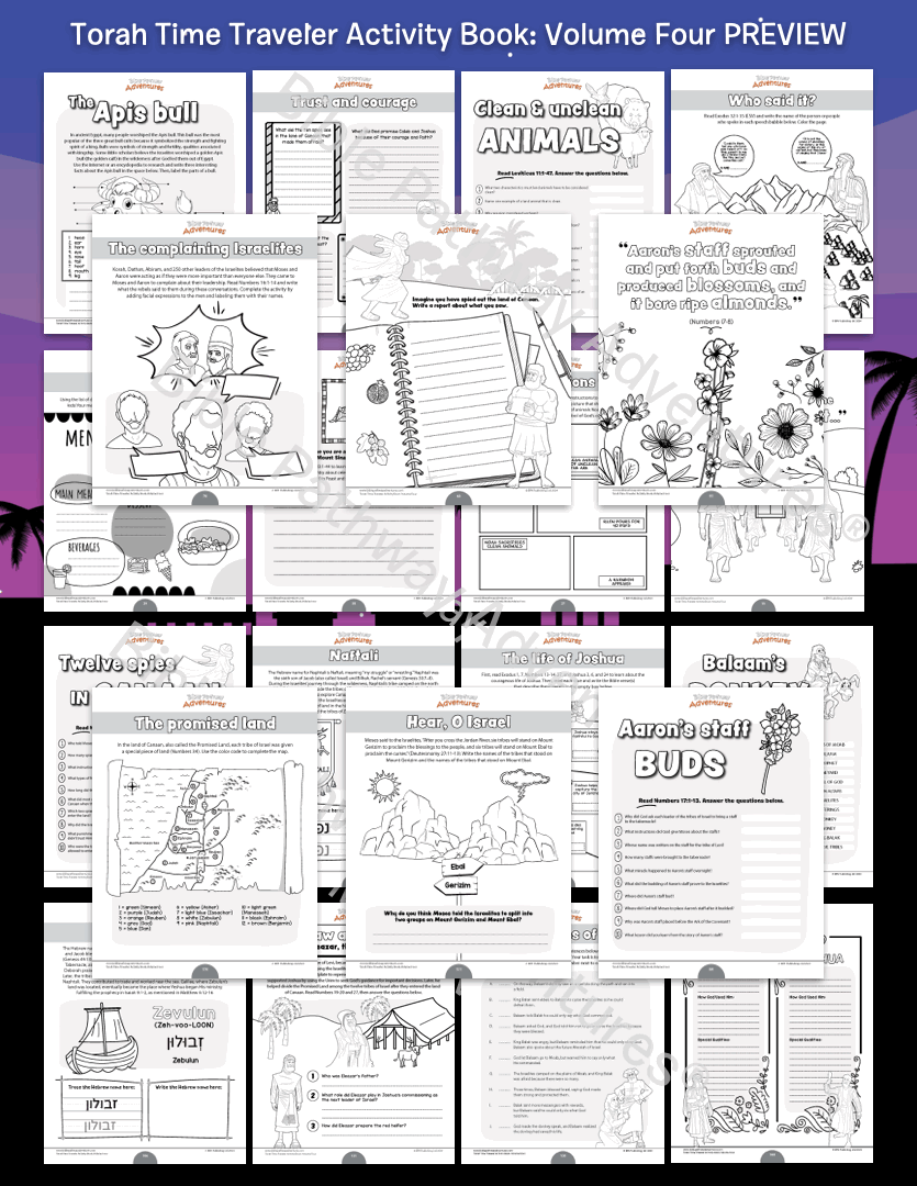 BUNDLE: Torah Time Traveler Activity Books (PDF)