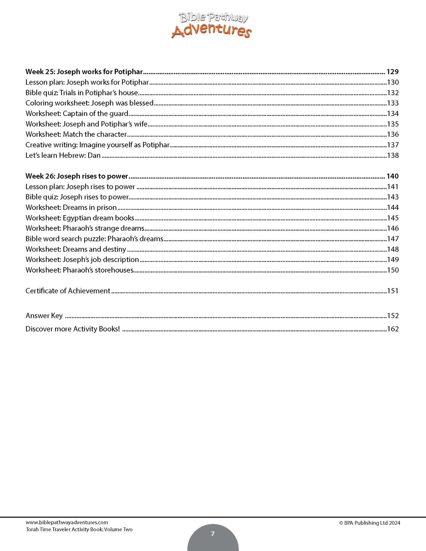 Torah Time Traveler Activity Book: Volume Two (PDF)