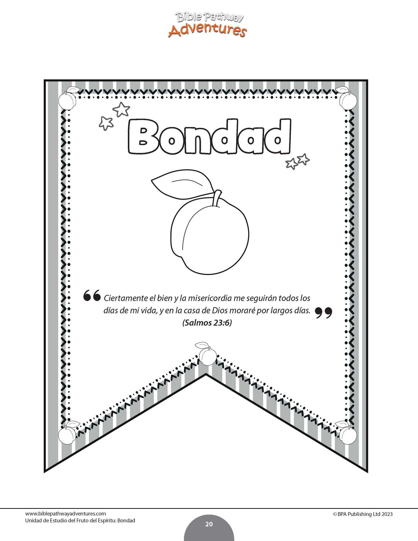 Unidad de estudio | Bondad: Fruto del Espíritu (grados 3-6)