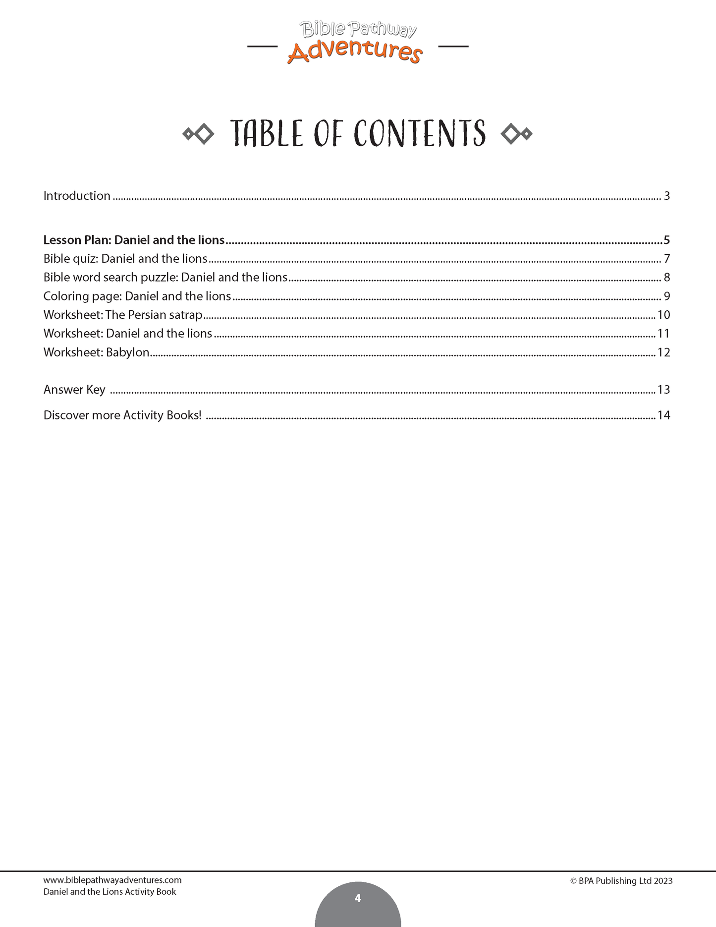 Unit Study | Daniel and the Lions (Grades 3-6)