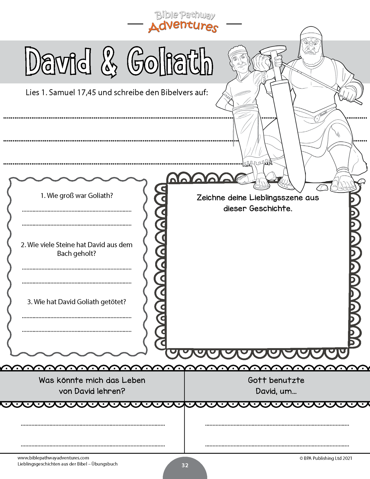 Lieblingsgeschichten aus der Bibel – Übungsbuch (PDF)