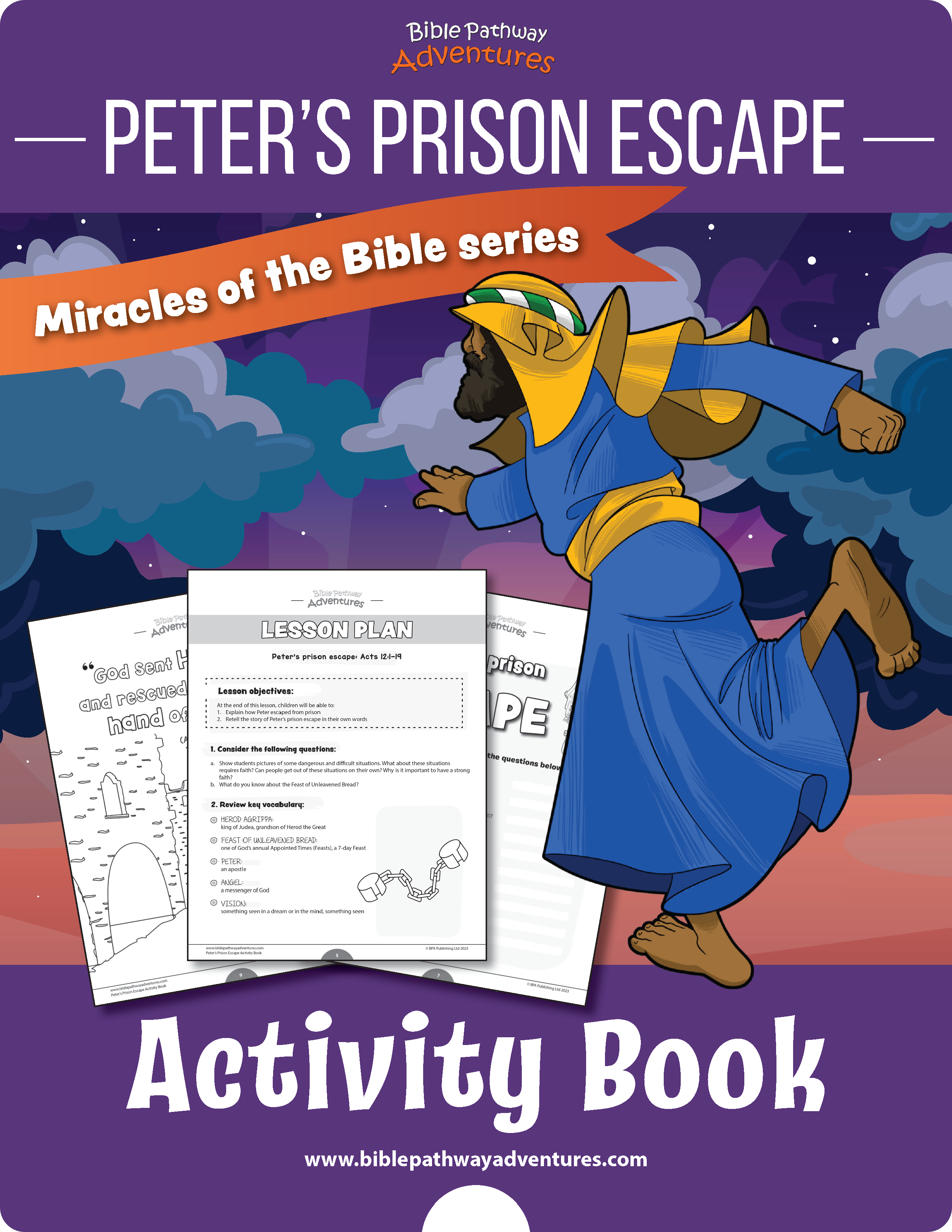 Peter's Prison Escape Activity Book (PDF) – Bible Pathway Adventures