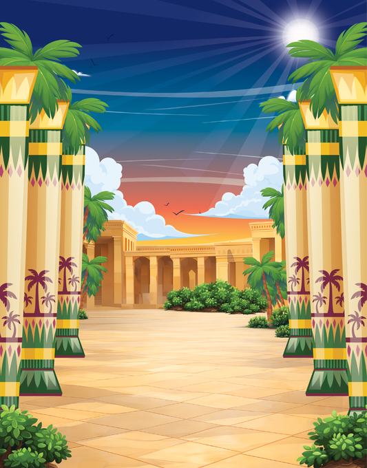 What were the grain storehouses in Egypt?