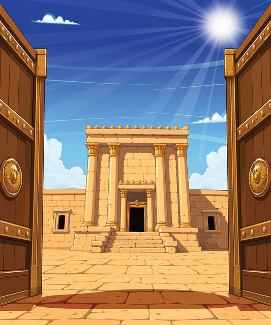 Who built the First Temple in Jerusalem?