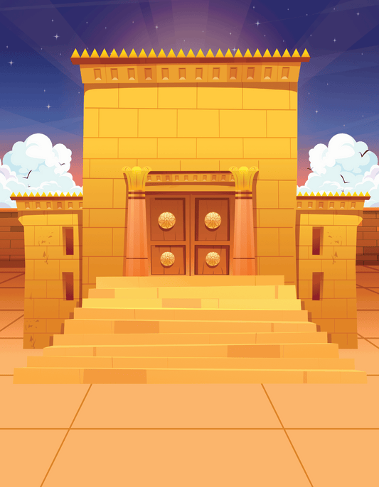 Who built the first temple in Jerusalem?