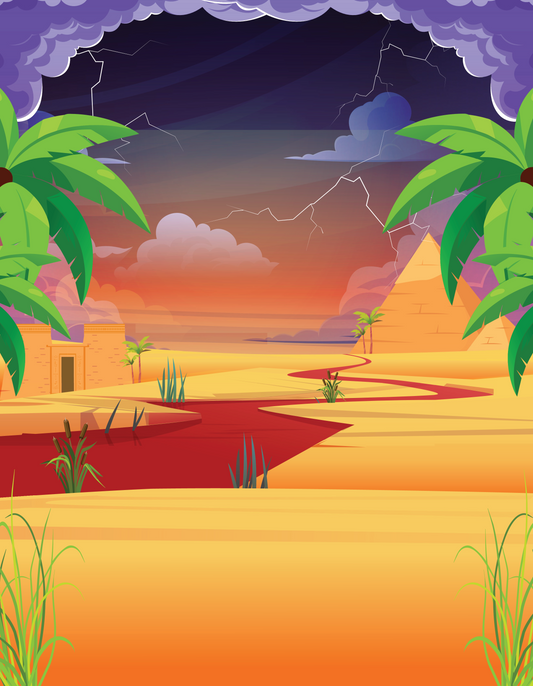 How do the Ten Plagues relate to the Egyptian gods?