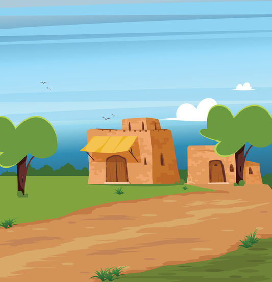 What were the grain storehouses in Egypt?