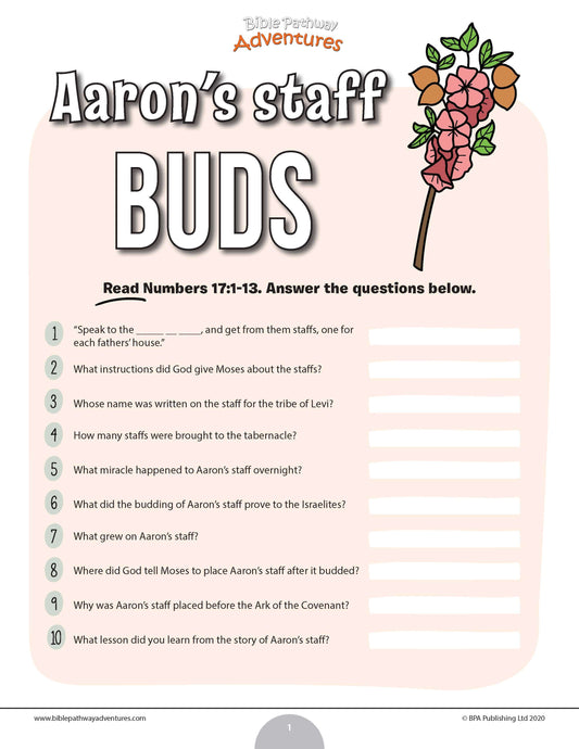 Aaron's staff buds quiz (PDF)