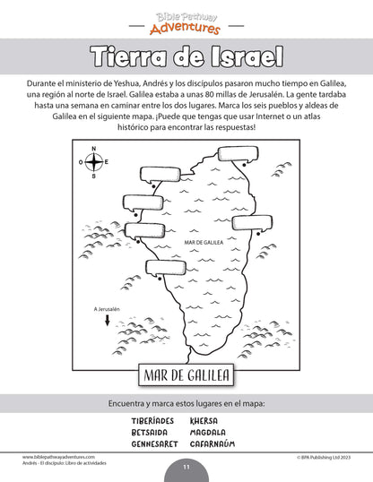 Andrés - El discípulo: Libro de actividades (PDF)