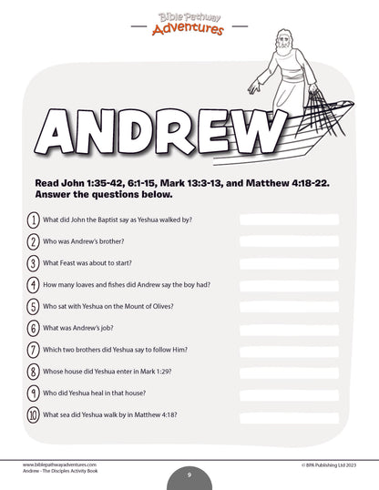 Andrew: El Libro de Actividades del Discípulo