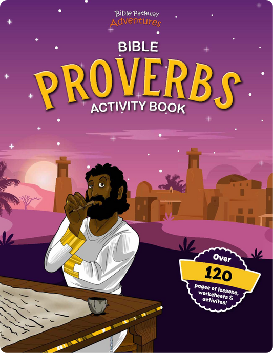 Libro de actividades de Proverbios bíblicos para niños