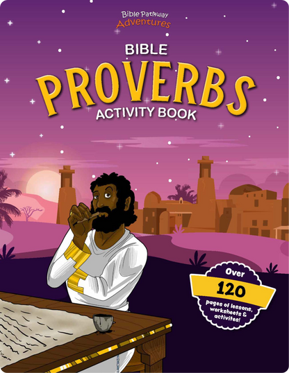 BUNDLE: Bible Quiz & Word Search & Bible Proverbs for Kids Activity Books (PDF)