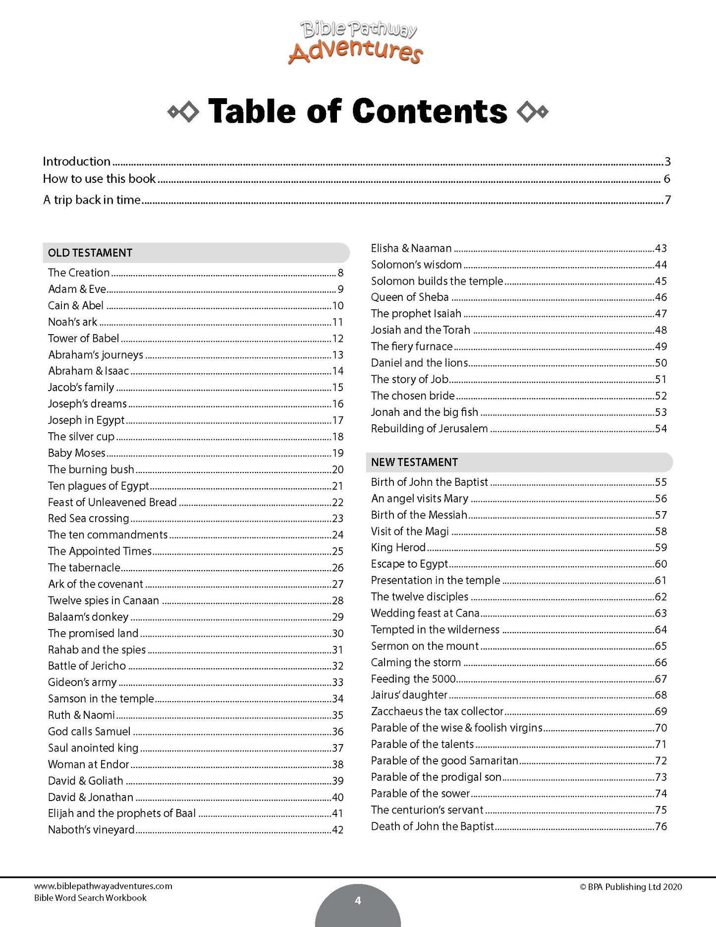 Puzzles & Games | Bible Word Search (Grades 3-6)