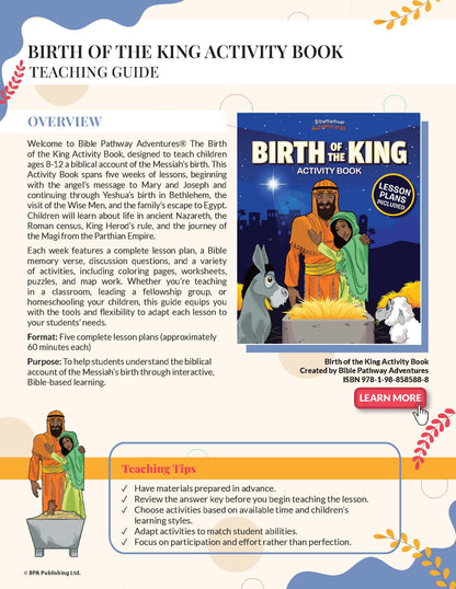 Birth of the King Activity Book (PDF)