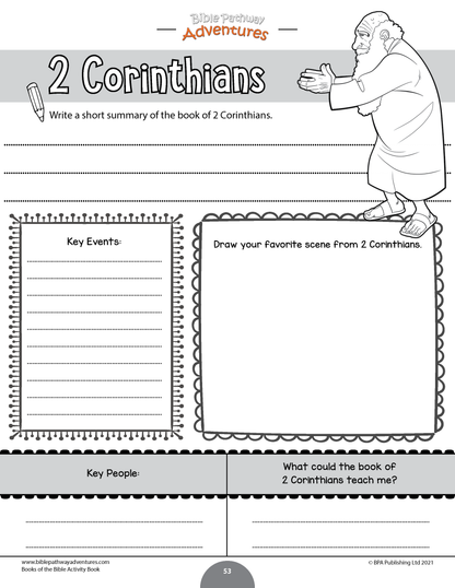 Books of the Bible Activity Book