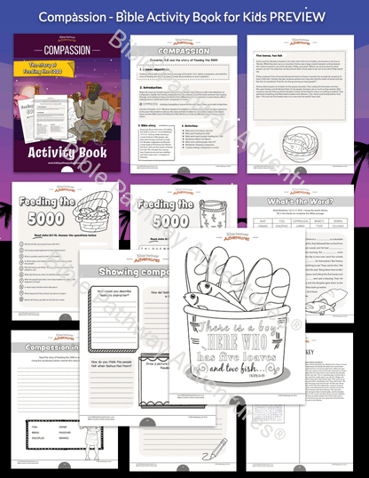 Compassion: Bible Activity Book for Kids (PDF)