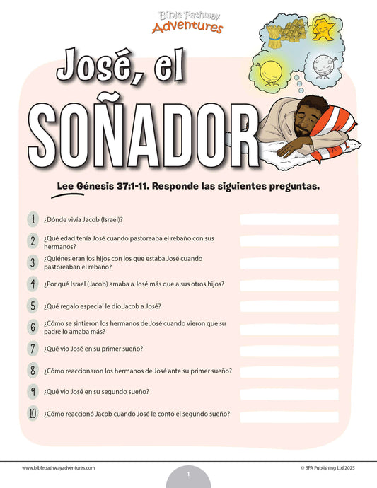 Cuestionario bíblico de José el soñador