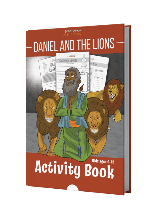 Daniel and the Lions Activity Book cover