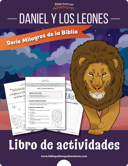 Daniel y los leones: Libro de actividades