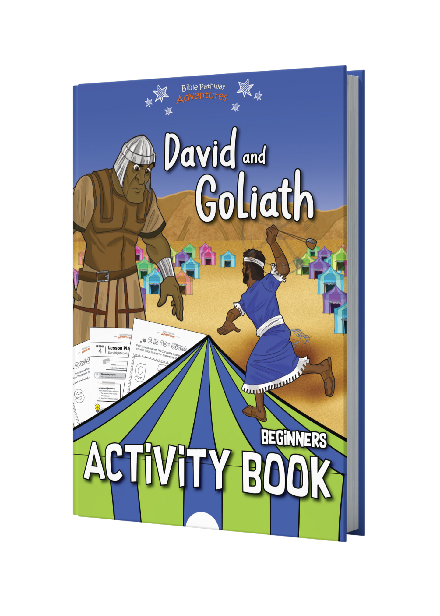 David and Goliath Activity Book for Beginners book cover