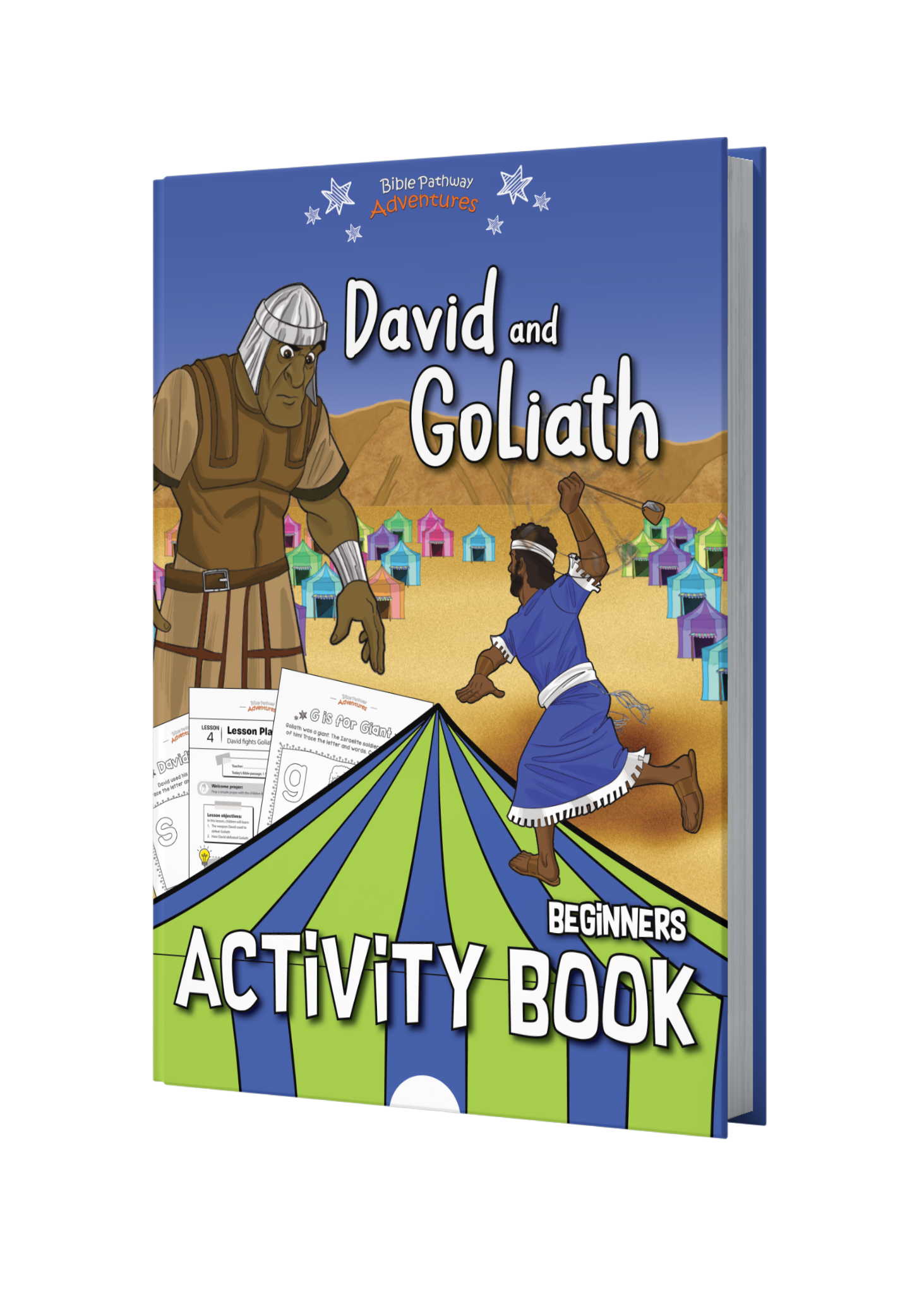 David and Goliath Activity Book for Beginners book cover