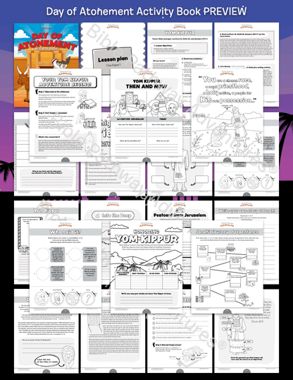 Day of Atonement Activity Book (PDF)